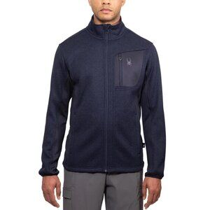 SPYDER Men's Full Zip Jacket Size M In Blue